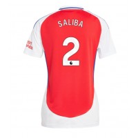 Echipament fotbal Arsenal William Saliba #2 Tricou Acasa 2024-25 pentru femei maneca scurta